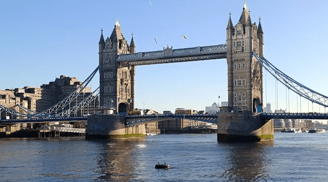 Tower Bridge in London representing UK study progression